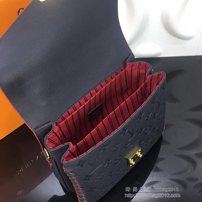 路易威登LV女包 頂級原單 M43942 Empreinte壓花皮革 郵差包 2018年冬季 Pochette Metis手袋 手提 單肩 斜挎包  ydh2609